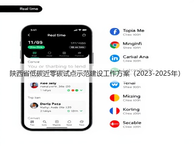 陕西省低碳近零碳试点示范建设工作方案（2023-2025年）(图1)