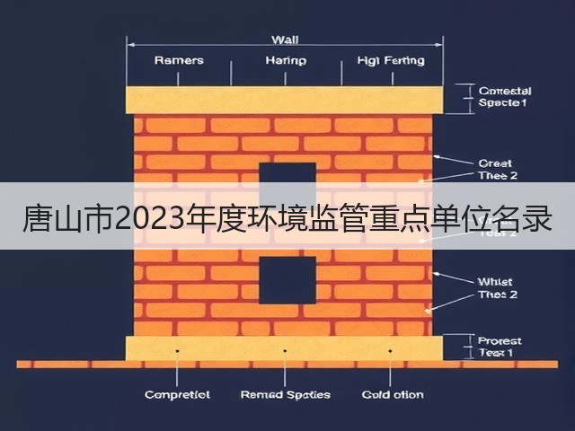 唐山市2023年度环境监管重点单位名录(图3)