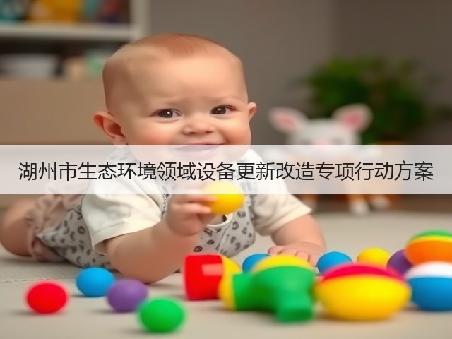 湖州市生态环境领域设备更新改造专项行动方案(图1)