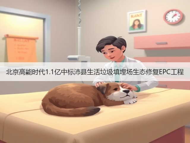 北京高能时代1.1亿中标沛县生活垃圾填埋场生态修复EPC工程(图3)