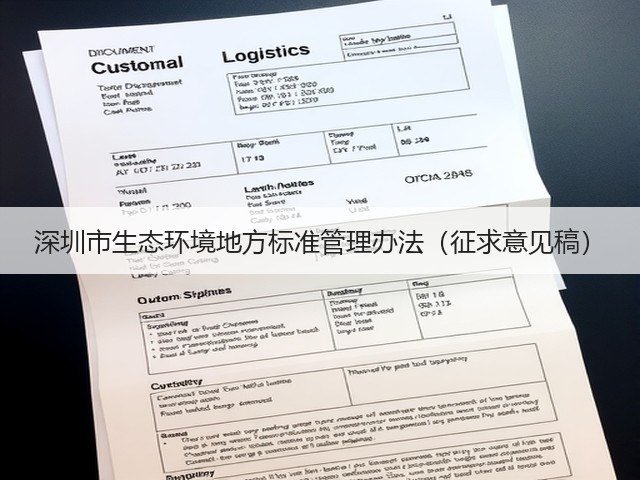 深圳市生态环境地方标准管理办法(征求意见稿)(图1) 深圳市生态环境地方标准管理办法(征求意见稿)(图1)