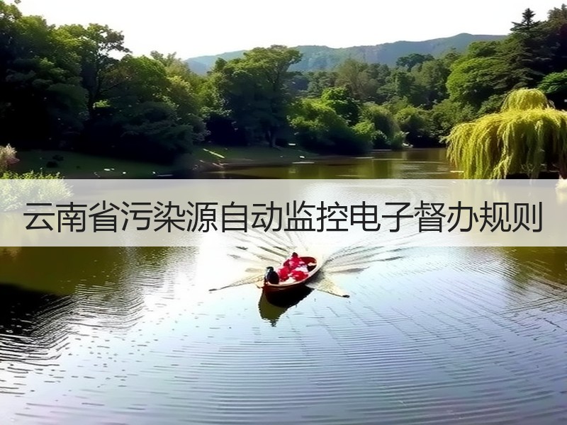 云南省污染源自动监控电子督办规则