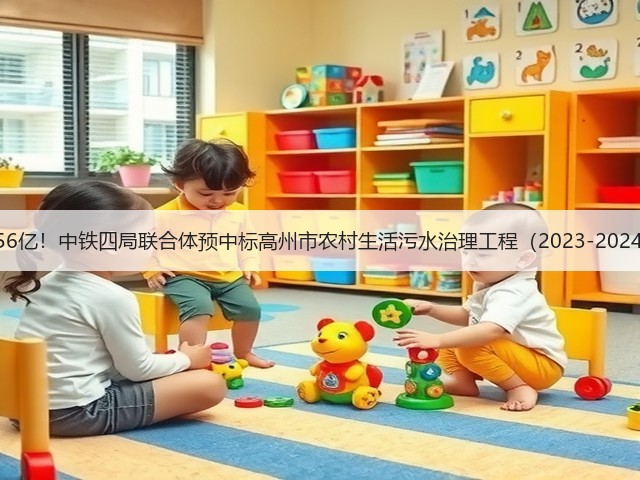 报价1.56亿！中铁四局联合体预中标高州市农村生活污水治理工程（2023-2024年）！(图3)