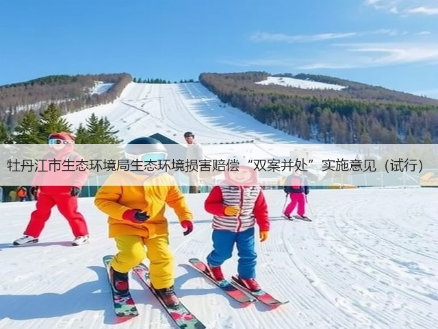 牡丹江市生态环境局生态环境损害赔偿“双案并处”实施意见（试行）(图1)