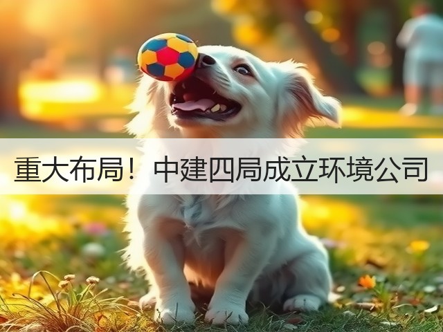 重大布局！中建四局成立环境公司(图1)