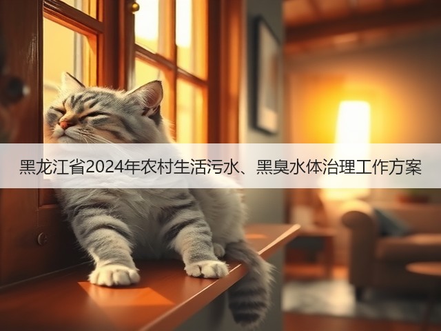 黑龙江省2024年农村生活污水、黑臭水体治理工作方案(图3) 黑龙江省2024年农村生活污水、黑臭水体治理工作方案(图3)