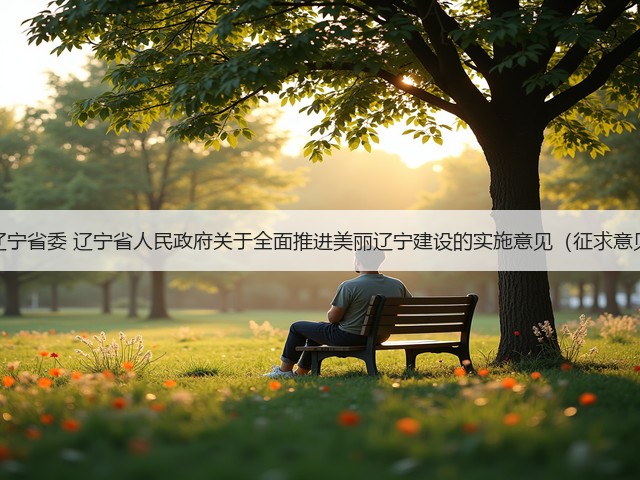中共辽宁省委 辽宁省人民政府关于全面推进美丽辽宁建设的实施意见（征求意见稿）(图1)