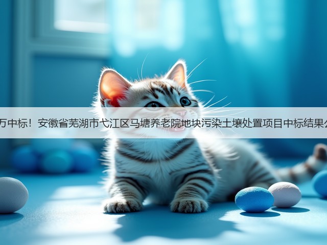 5980万中标!安徽省芜湖市弋江区马塘养老院地块污染土壤处置项目中标结果公布!(图1) 5980万中标!安徽省芜湖市弋江区马塘养老院地块污染土壤处置项目中标结果公布!(图1)