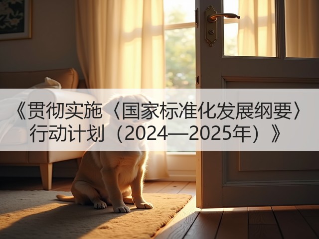 《贯彻实施〈国家标准化发展纲要〉 行动计划（2024—2025年）》(图3)