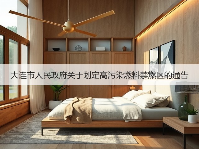 大连市人民政府关于划定高污染燃料禁燃区的通告(图3)
