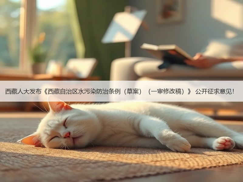 西藏人大发布《西藏自治区水污染防治条例（草案）（一审修改稿）》 公开征求意见！