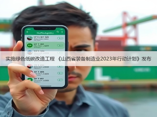 实施绿色低碳改造工程 《山西省装备制造业2023年行动计划》发布(图2) 实施绿色低碳改造工程 《山西省装备制造业2023年行动计划》发布(图2)