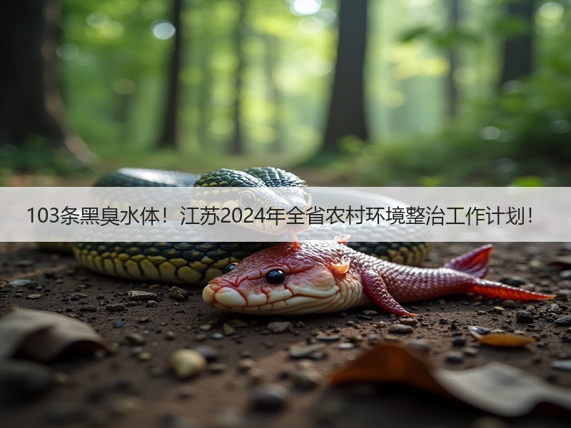 103条黑臭水体!江苏2024年全省农村环境整治工作计划! 103条黑臭水体!江苏2024年全省农村环境整治工作计划!