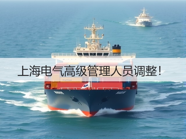 上海电气高级管理人员调整!(图1) 上海电气高级管理人员调整!(图1)
