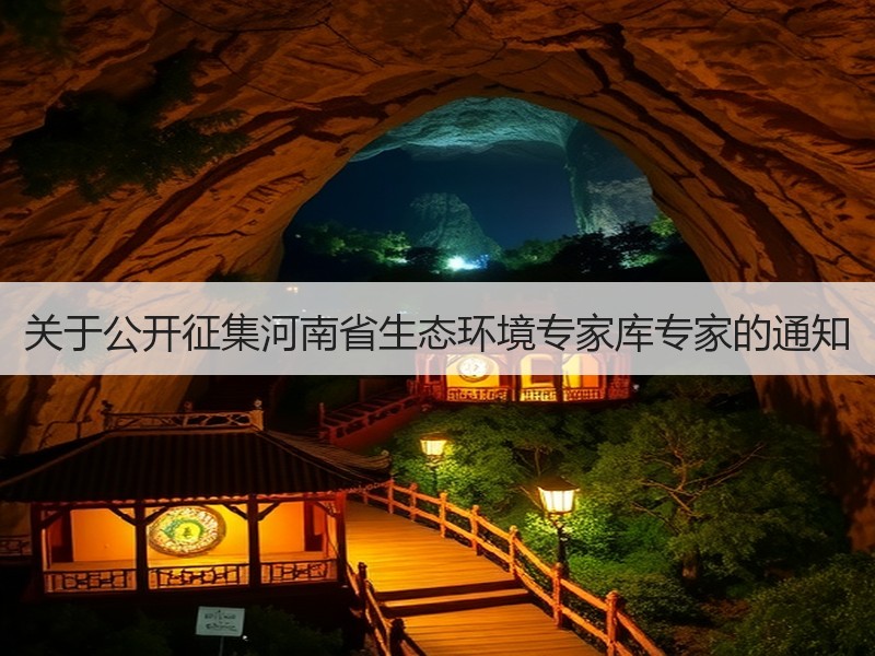 关于公开征集河南省生态环境专家库专家的通知 关于公开征集河南省生态环境专家库专家的通知