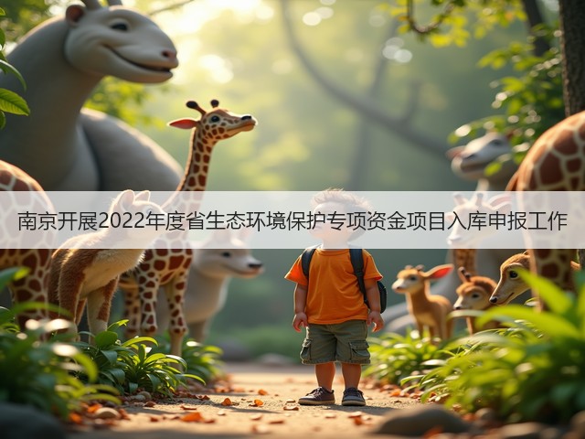 南京开展2022年度省生态环境保护专项资金项目入库申报工作(图1)
