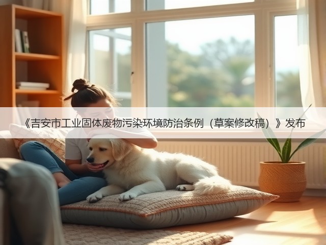 《吉安市工业固体废物污染环境防治条例（草案修改稿）》发布(图1)