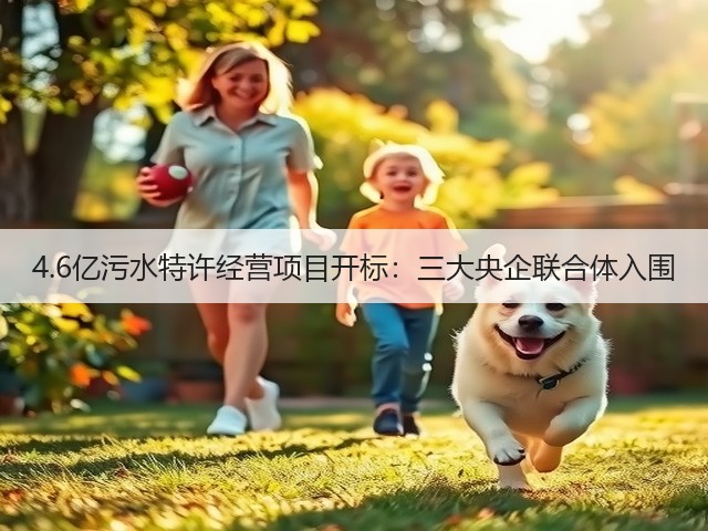 4.6亿污水特许经营项目开标：三大央企联合体入围(图1)