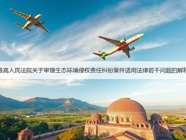 最高人民法院关于审理生态环境侵权责任纠纷案件适用法律若干问题的解释(图1)
