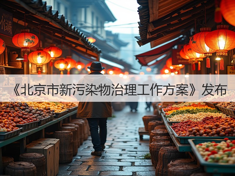 《北京市新污染物治理工作方案》发布