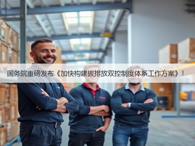 国务院重磅发布《加快构建碳排放双控制度体系工作方案》！(图1)
