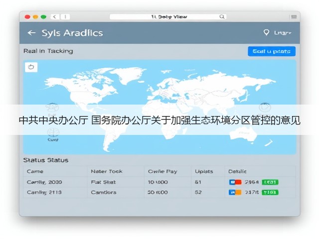 中共中央办公厅 国务院办公厅关于加强生态环境分区管控的意见(图1)