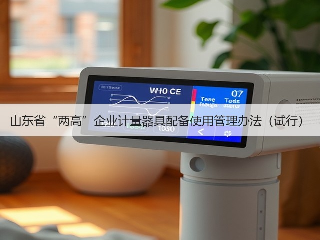 山东省“两高”企业计量器具配备使用管理办法（试行）(图3)