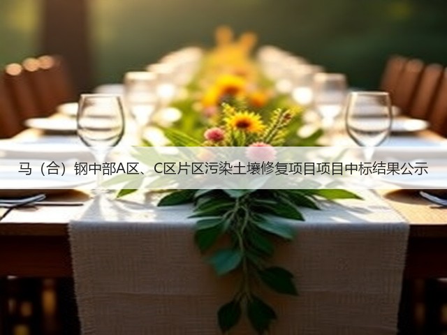 马(合)钢中部A区、C区片区污染土壤修复项目项目中标结果公示(图1) 马(合)钢中部A区、C区片区污染土壤修复项目项目中标结果公示(图1)