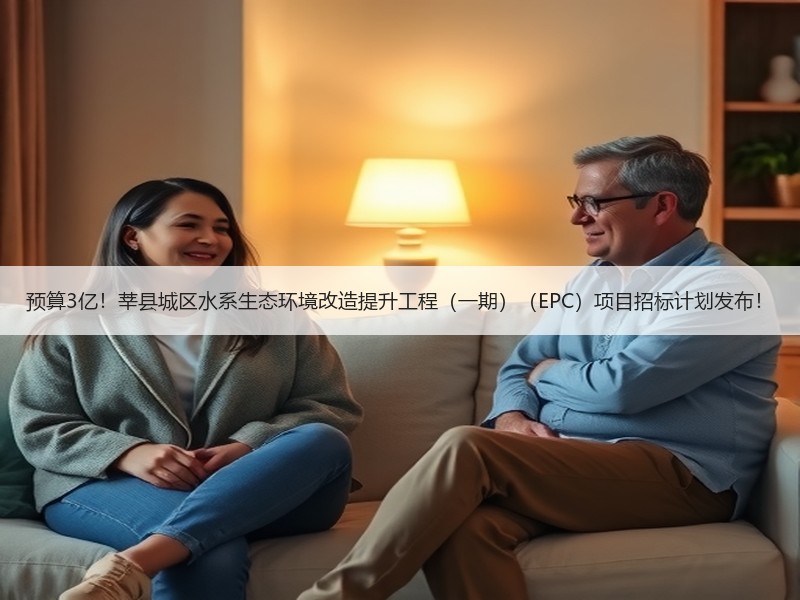 预算3亿！莘县城区水系生态环境改造提升工程（一期）（EPC）项目招标计划发布！