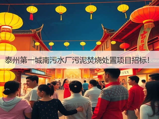 泰州第一城南污水厂污泥焚烧处置项目招标!(图1) 泰州第一城南污水厂污泥焚烧处置项目招标!(图1)