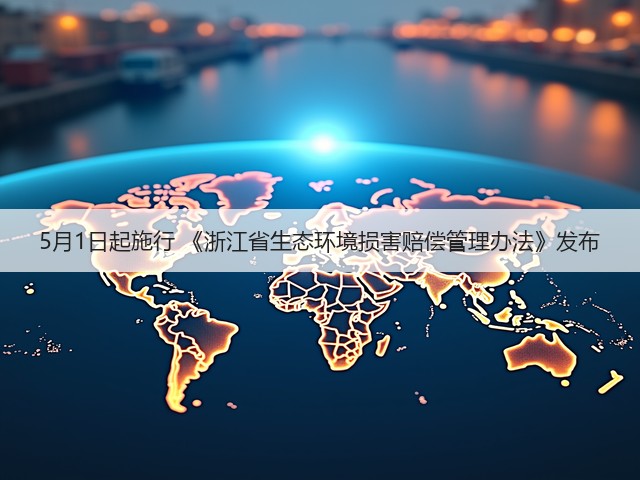 5月1日起施行 《浙江省生态环境损害赔偿管理办法》发布(图2) 5月1日起施行 《浙江省生态环境损害赔偿管理办法》发布(图2)
