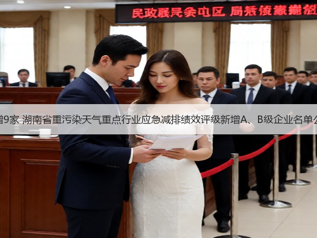 新增9家 湖南省重污染天气重点行业应急减排绩效评级新增A、B级企业名单公示(图1)