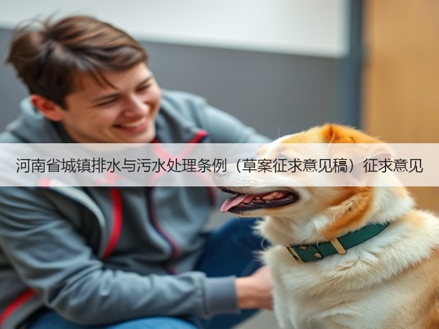河南省城镇排水与污水处理条例(草案征求意见稿)征求意见(图1) 河南省城镇排水与污水处理条例(草案征求意见稿)征求意见(图1)