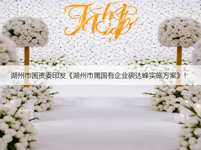 湖州市国资委印发《湖州市属国有企业碳达峰实施方案》!(图1) 湖州市国资委印发《湖州市属国有企业碳达峰实施方案》!(图1)