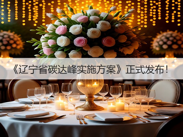 《辽宁省碳达峰实施方案》正式发布！(图3)