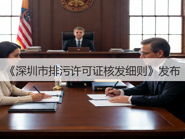 《深圳市排污许可证核发细则》发布(图2)
