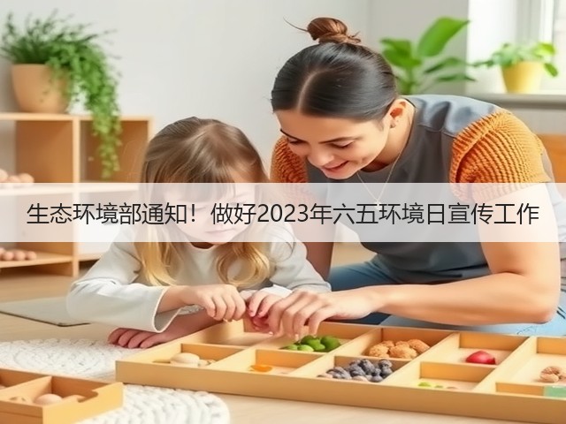 生态环境部通知!做好2023年六五环境日宣传工作(图1) 生态环境部通知!做好2023年六五环境日宣传工作(图1)
