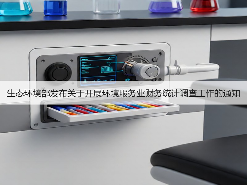 生态环境部发布关于开展环境服务业财务统计调查工作的通知