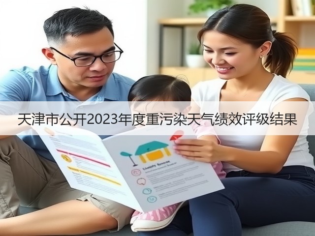 天津市公开2023年度重污染天气绩效评级结果(图1)