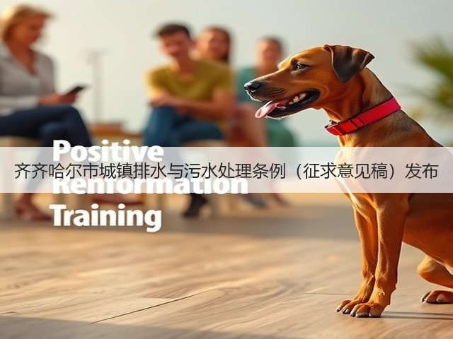 齐齐哈尔市城镇排水与污水处理条例（征求意见稿）发布(图1)