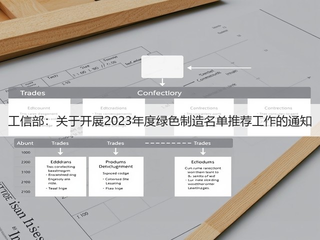 工信部:关于开展2023年度绿色制造名单推荐工作的通知(图2) 工信部:关于开展2023年度绿色制造名单推荐工作的通知(图2)