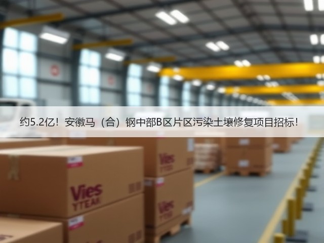 约5.2亿!安徽马(合)钢中部B区片区污染土壤修复项目招标!(图2) 约5.2亿!安徽马(合)钢中部B区片区污染土壤修复项目招标!(图2)