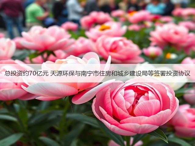 总投资约70亿元 天源环保与南宁市住房和城乡建设局等签署投资协议(图1)
