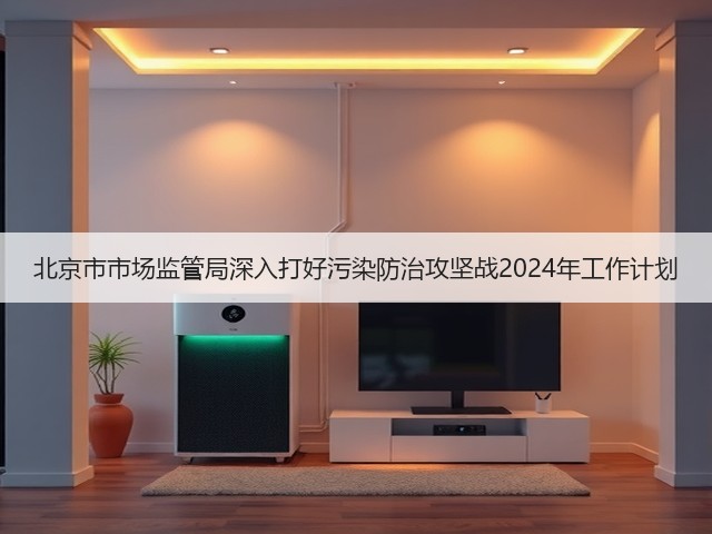 北京市市场监管局深入打好污染防治攻坚战2024年工作计划(图1)
