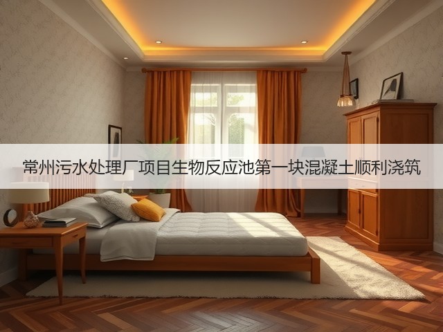 常州污水处理厂项目生物反应池第一块混凝土顺利浇筑(图3)