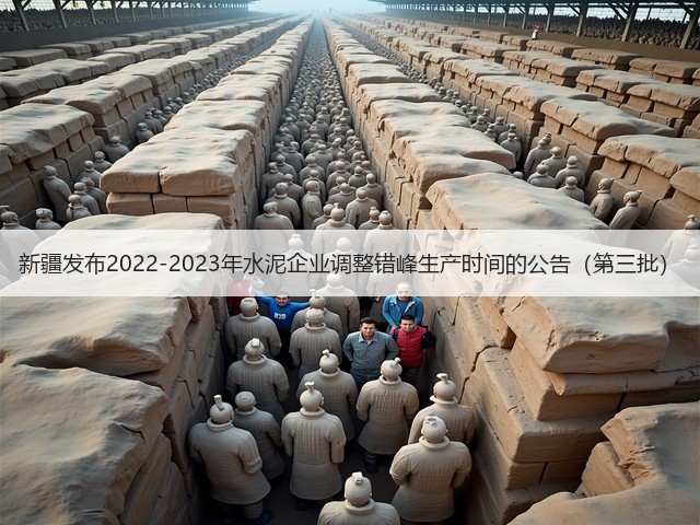 新疆发布2022-2023年水泥企业调整错峰生产时间的公告(第三批)(图3) 新疆发布2022-2023年水泥企业调整错峰生产时间的公告(第三批)(图3)