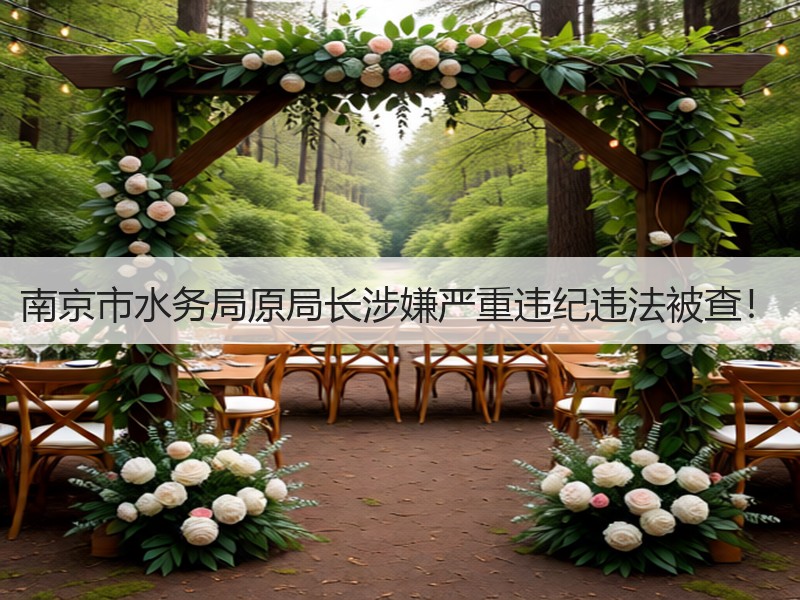 南京市水务局原局长涉嫌严重违纪违法被查！