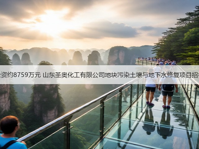 总投资约8759万元 山东圣奥化工有限公司地块污染土壤与地下水修复项目招标！(图1)