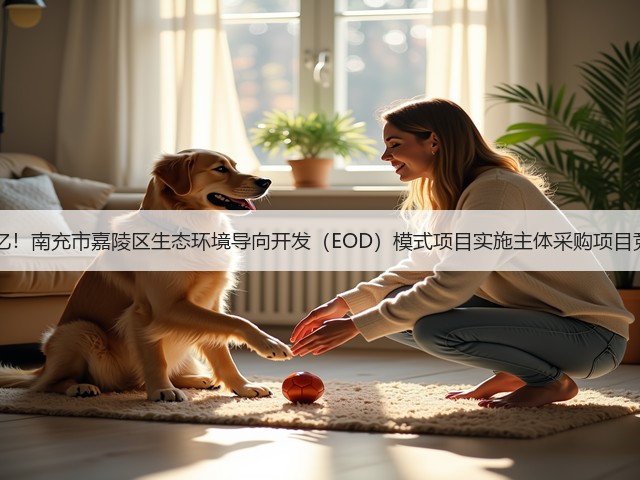不超过30亿！南充市嘉陵区生态环境导向开发（EOD）模式项目实施主体采购项目竞争性磋商(图2)