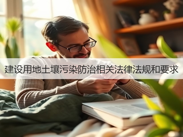 建设用地土壤污染防治相关法律法规和要求(图1) 建设用地土壤污染防治相关法律法规和要求(图1)